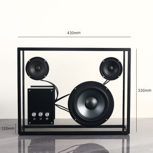 투명스피커 거실 감성 스피커 인테리어 블루투스 스피커 s 화이트 개봉기 | 실사용 후기 - 상품 이미지 2