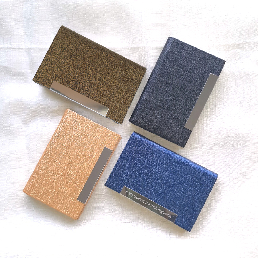 스틸 명함케이스 지갑 이니셜 각인 남자 여자 명함지갑