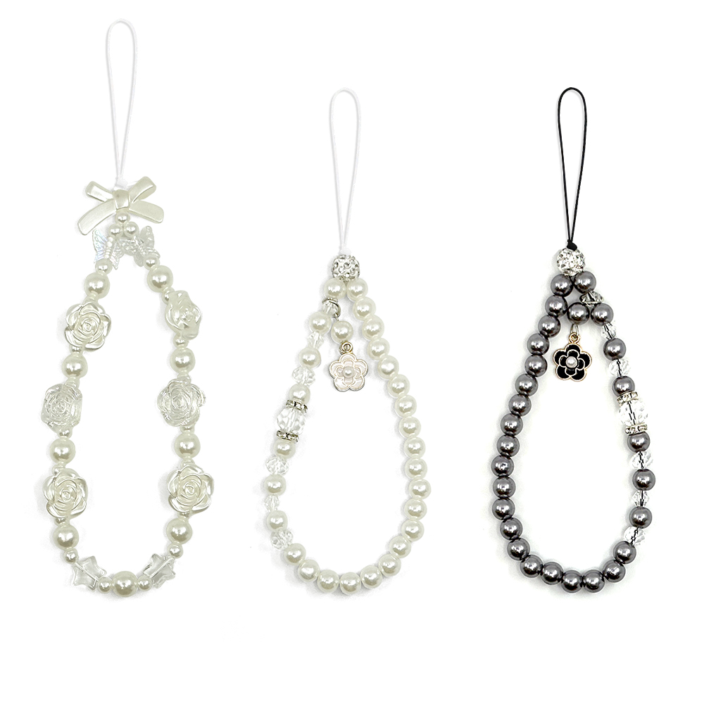 힐링쉴드 핸드폰 스트랩 비즈 줄 고리 펄비즈 시리즈 IL21