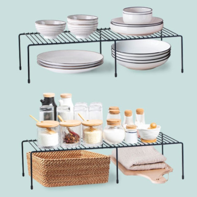 식탁위선반 틈새 선반장 낮은선반 식탁 정리대