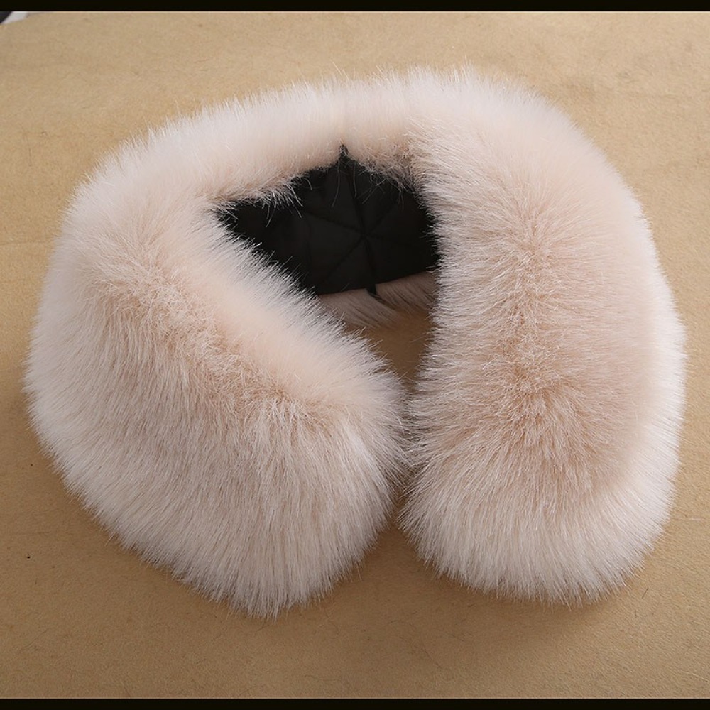 인조 모피 카라 코트 리폼 탈부착 페이크퍼 교체 라쿤털 폭스퍼 바꾸기 55CM 25컬러 - 상세 이미지 3