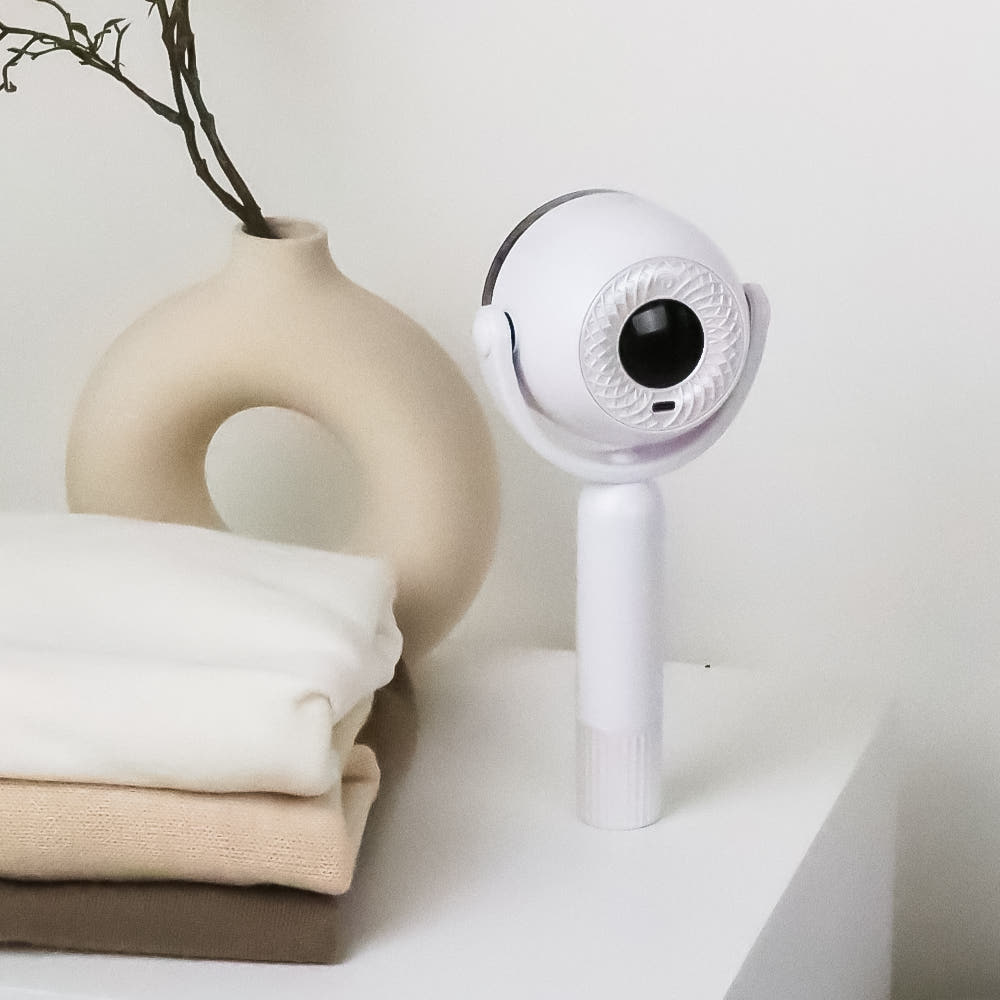 보풀제거기 사용 모습