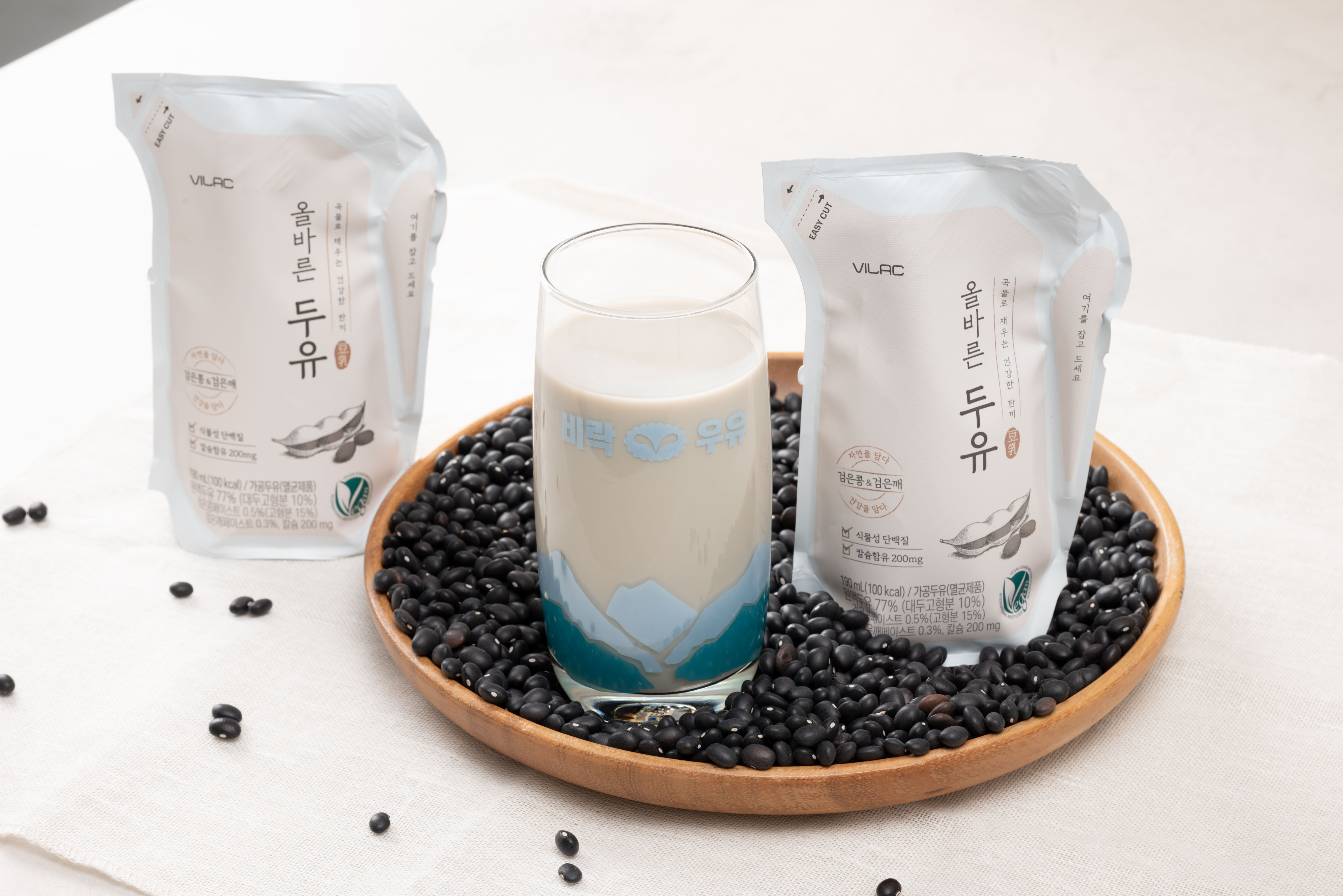 [비락] [12팩+12팩] 올바른 두유 검은콩 고칼슘 두유 190ml - 상세 이미지 4