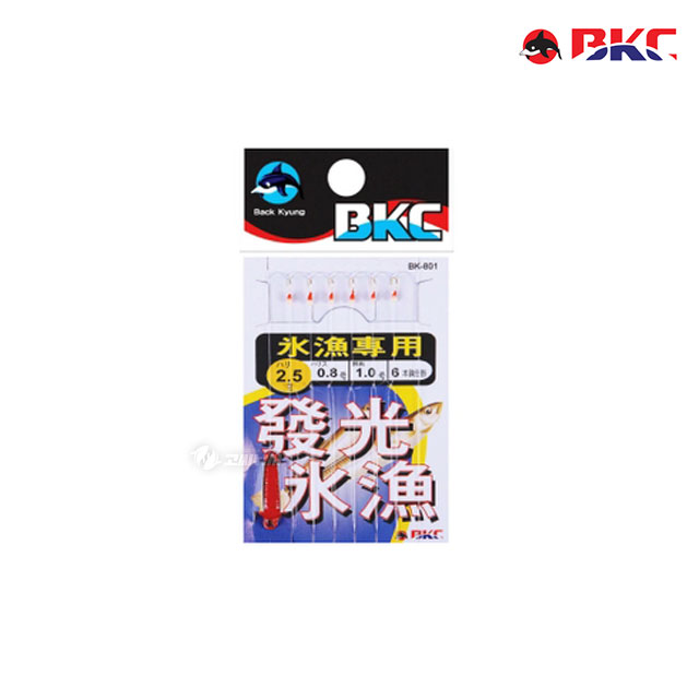 BKC 빙어채비 6단 빙어 얼음 낚시 바늘 BK-801 - 상세 이미지 2