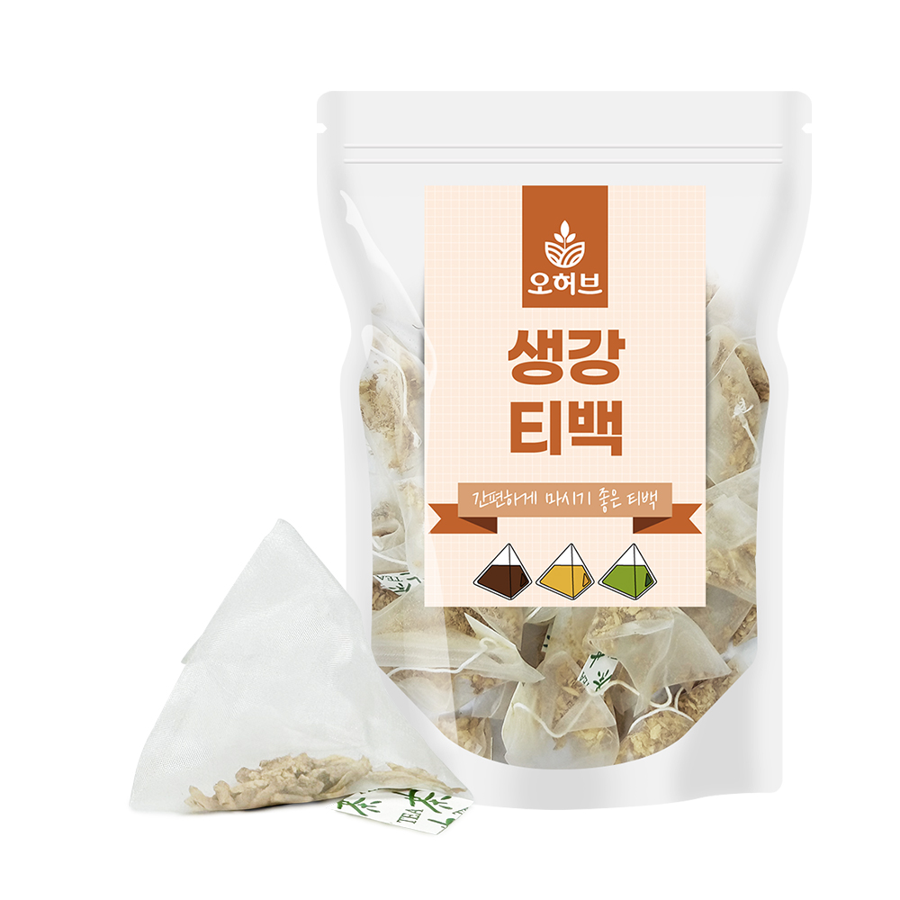 생강차 삼각티백차 진저티 100개입 식수대용