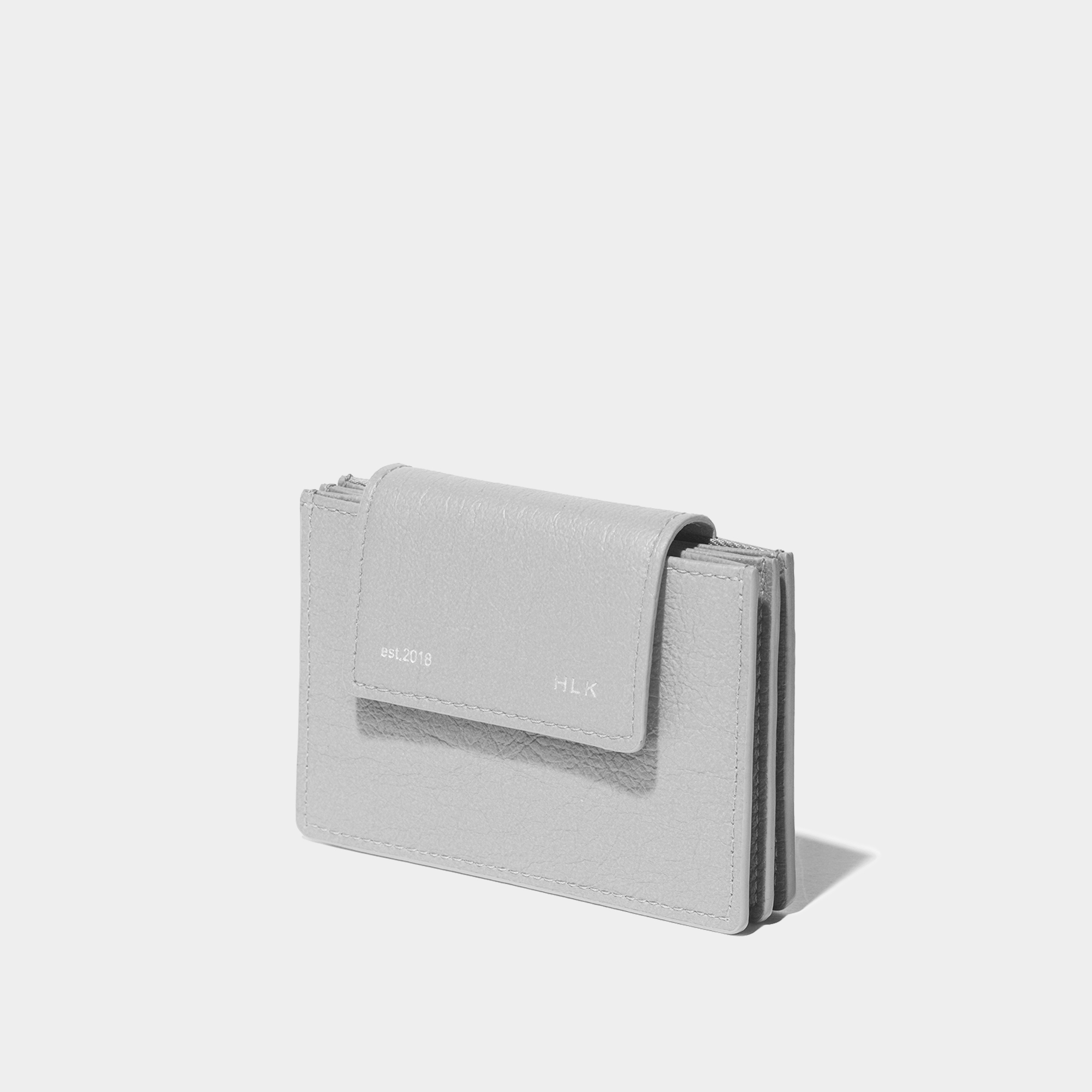 세미 플립 카드지갑/Sami Flip Card Wallet [Gray] - 상세 이미지 3