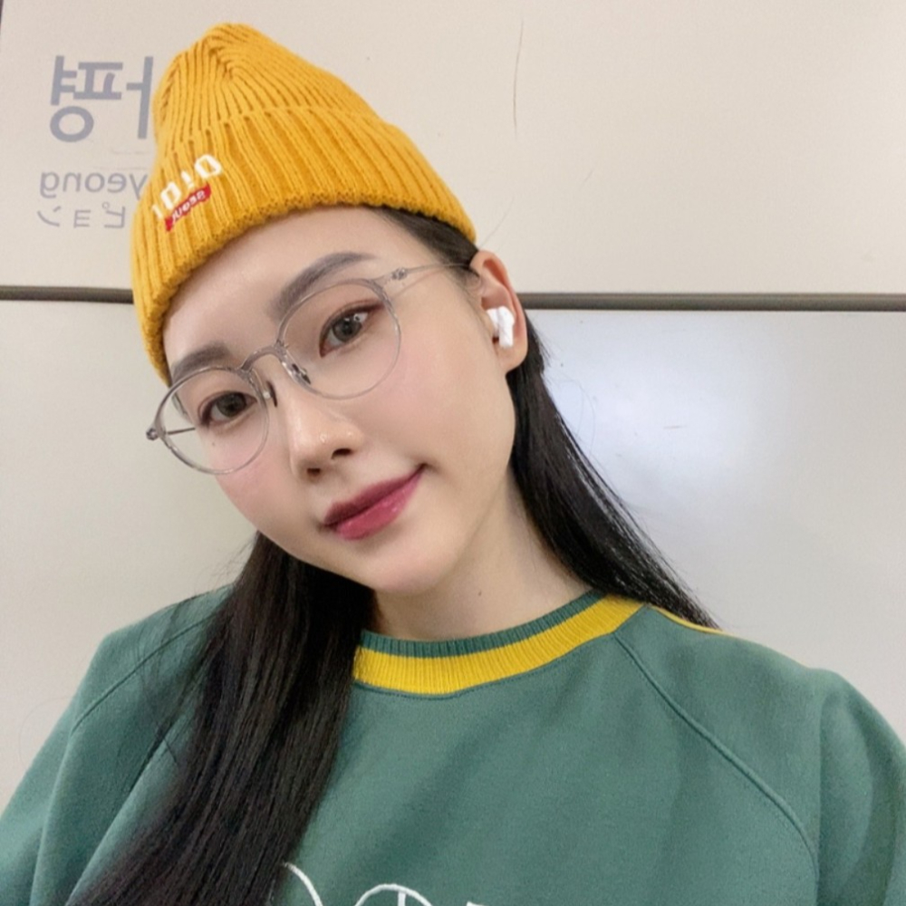 가벼운 티타늄안경테 여자 안경태 검정 투명 뿔테 블루라이트차단 안경 GL09 - 상세 이미지 4