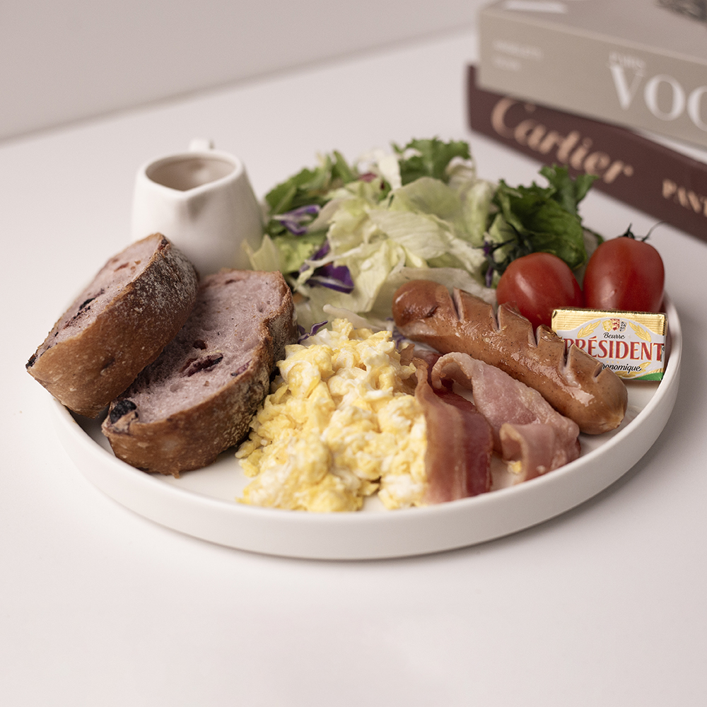 퓨어도자기 카페플레이팅접시 빈티지 브런치 큰접시 - 상세 이미지 2