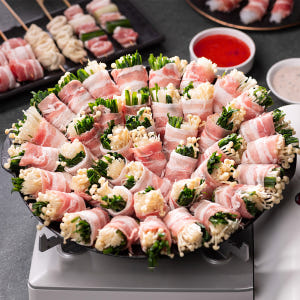 캠핑음식 삼겹 손말이고기 꼬치 구이 고기 캠핑요리 밀키트 맛있게 먹은 솔직 후기 - 상품 이미지 1