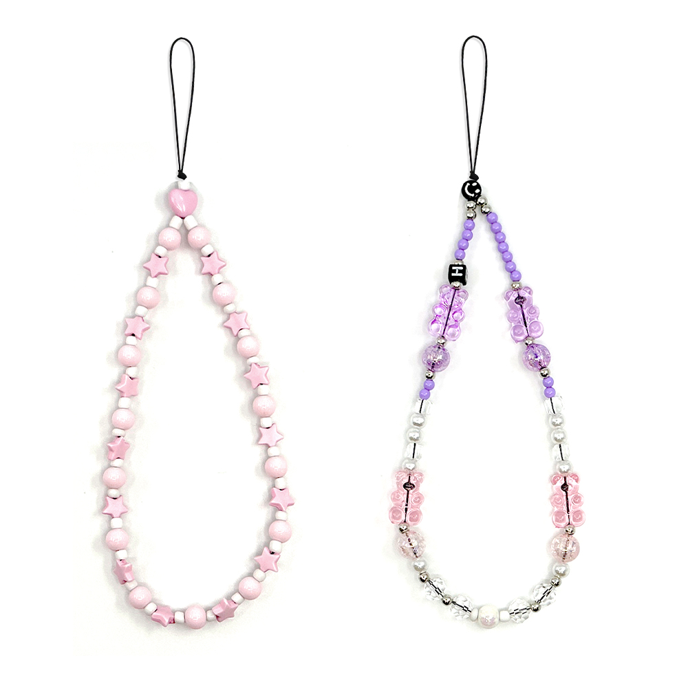 힐링쉴드 핸드폰 스트랩 비즈 줄 고리 캔디 시리즈 IL21