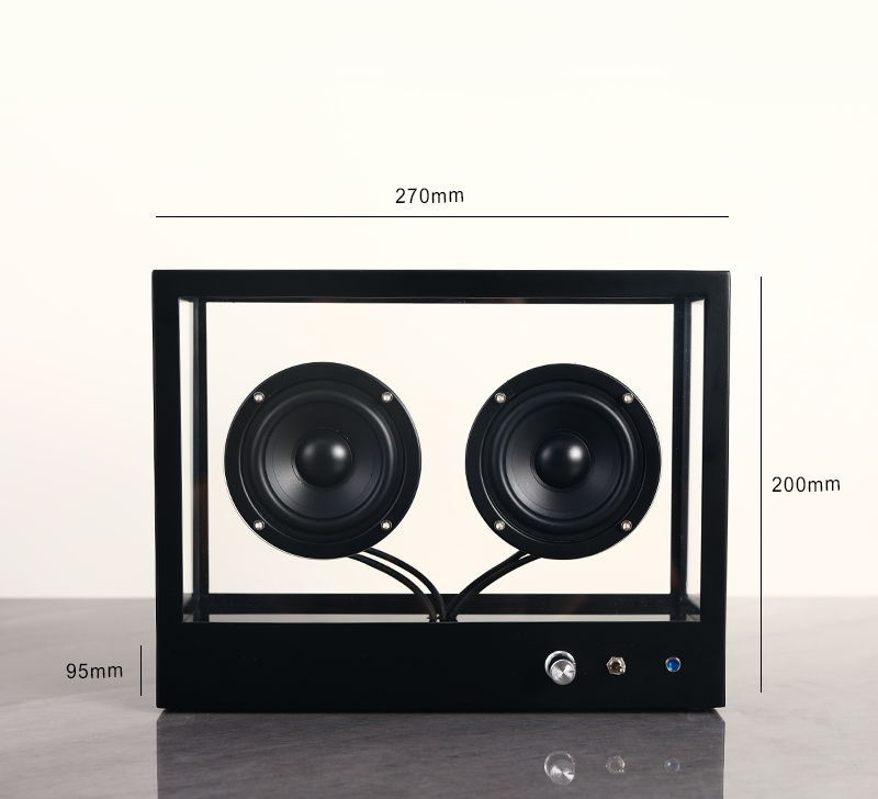 투명스피커 거실 감성 스피커 인테리어 블루투스 스피커 s 화이트 이미지 4