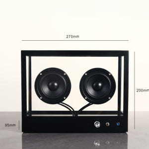 투명스피커 거실 감성 스피커 인테리어 블루투스 스피커 s 화이트 개봉기 | 실사용 후기 - 상품 이미지 4