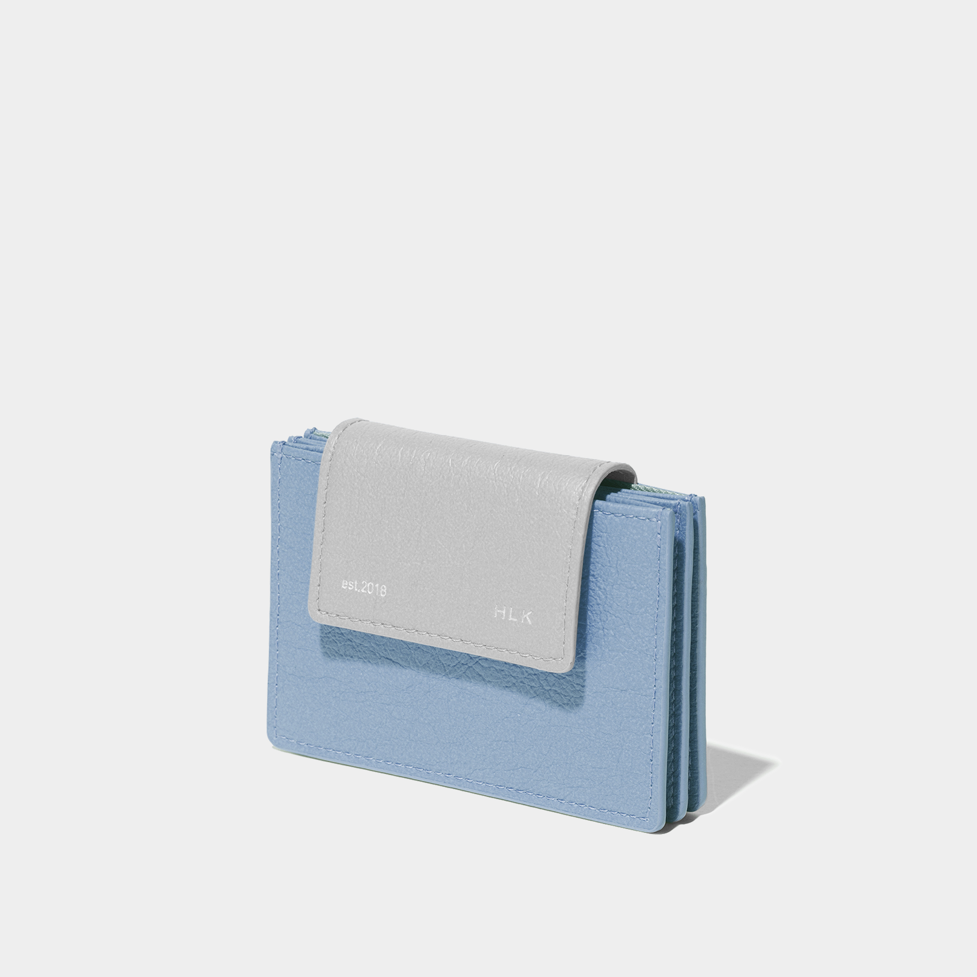 세미 플립 카드지갑/Sami Flip Card Wallet [Blue Gray] - 상세 이미지 3