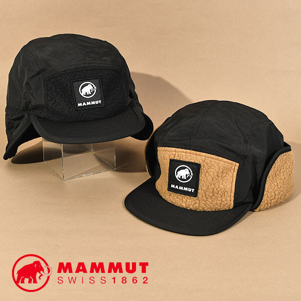 마무트 귀달이모자 fleece 캡모자 후리스 양털 블랙 샌드 2color 제품 이미지