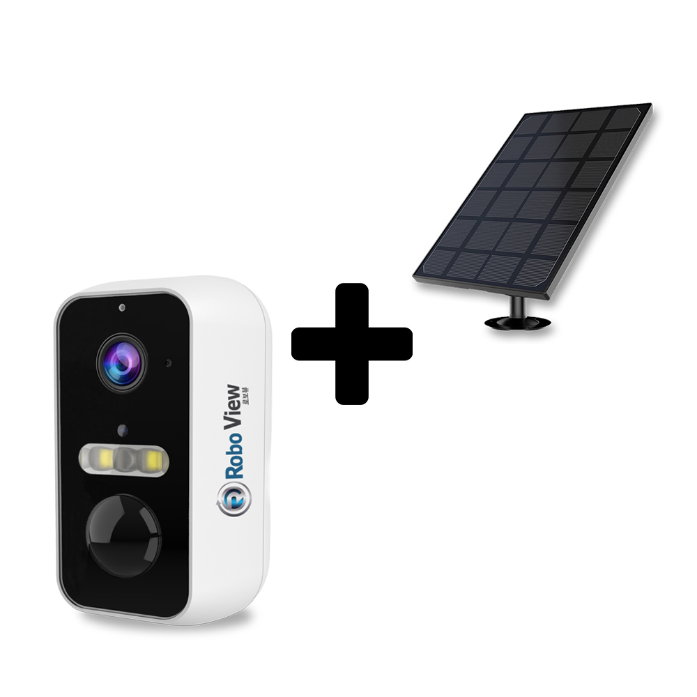 글로벌아이넷 로보뷰S5+3W태양광 홈 IP 카메라 CCTV 홈캠 배터리 무선 500만화소 WHS53W - 메인 이미지