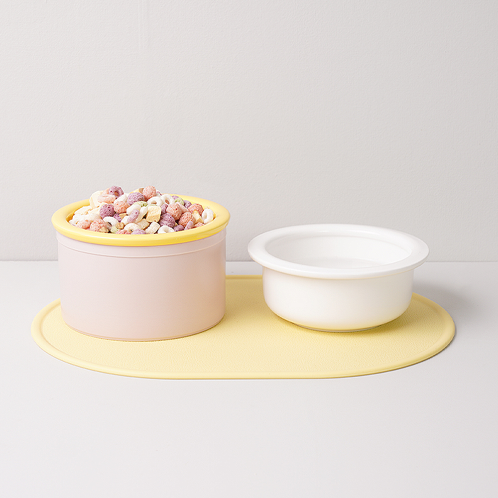 [강아지의날] 보울보울 강아지 고양이 밥그릇 식기세트 헬로볼 7cm 이미지 4