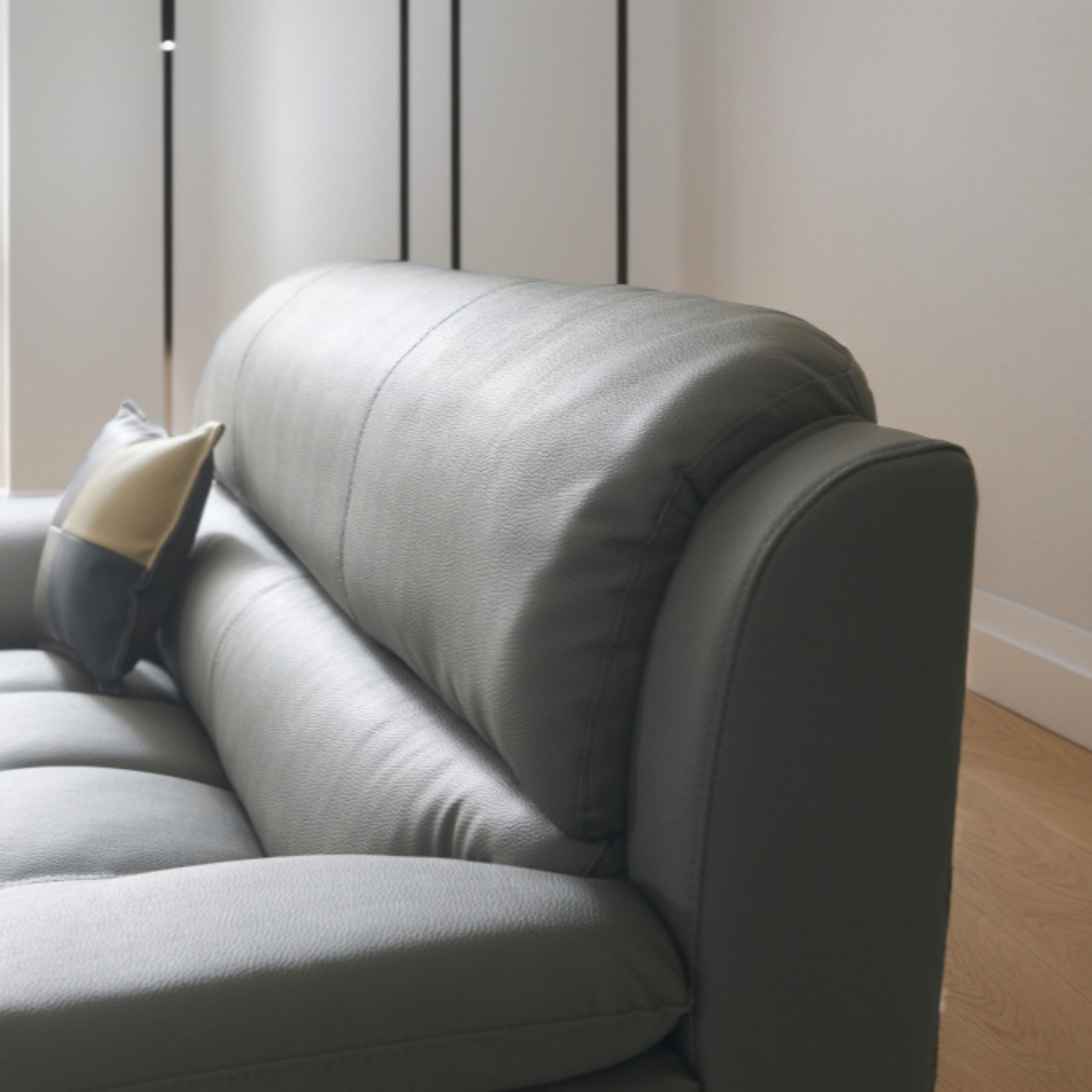 가구본 다프네 넓은쇼파 3인가죽소파