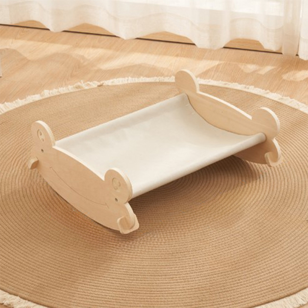 나마스펫 개구리 흔들 원목 고양이 해먹 애견 방석 강아지 소파