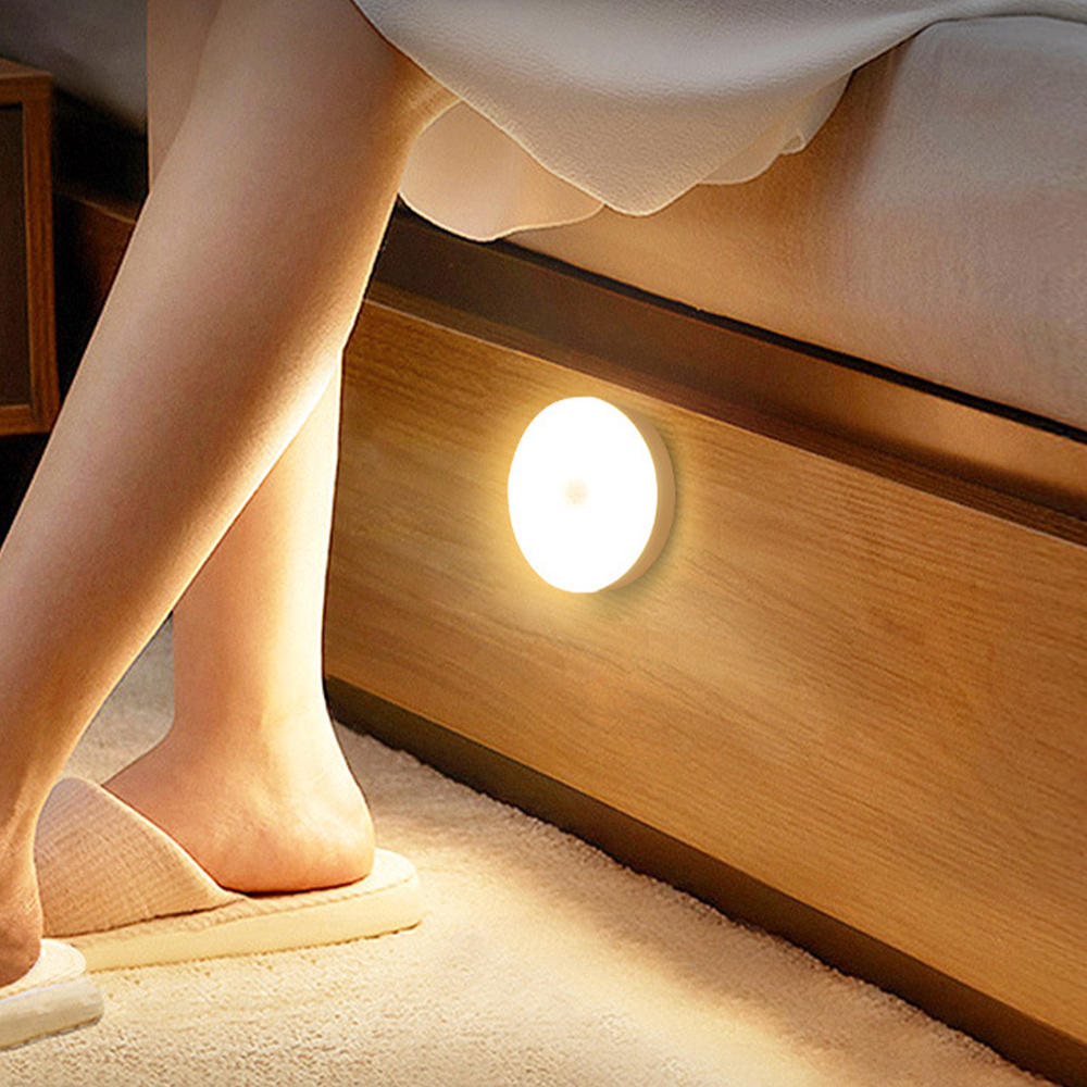 1+1 무타공 루밍 무선 LED 센서등 쿨화이트 화장실 신발장 현관문 충전식 제품 이미지