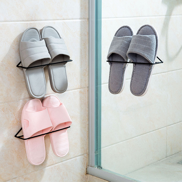 거실 실내화 거치대 슬리퍼 걸이 화장실 욕실화 욕실 현관 신발 정리대 스텐1구