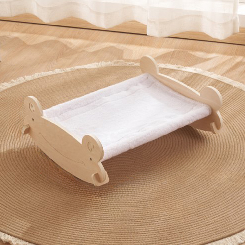 나마스펫 개구리 흔들 원목 고양이 해먹 애견 방석 강아지 소파