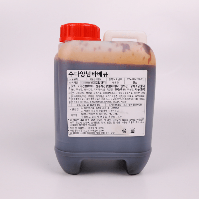 상경식품 수다 양념 바베큐소스 5KG - 상품 이미지