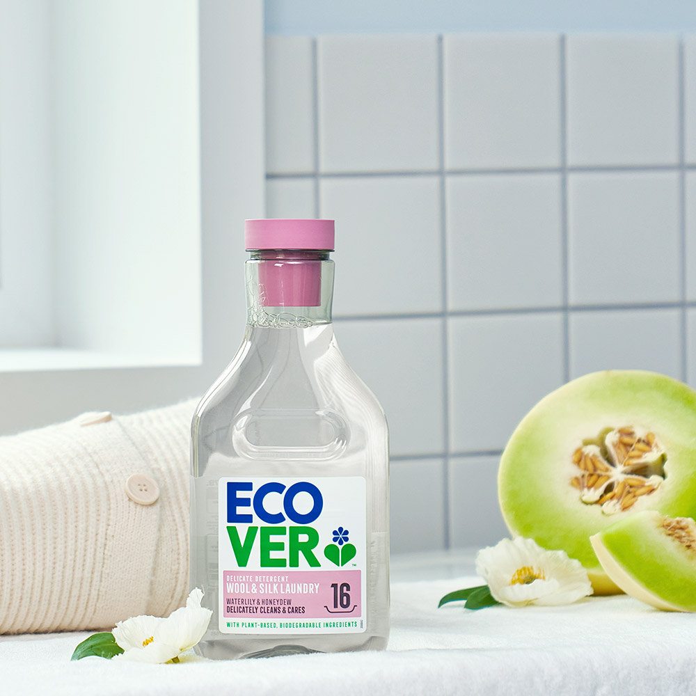 에코버 울세탁세제 수련꽃 허니듀 750ml, 2개 대표 이미지