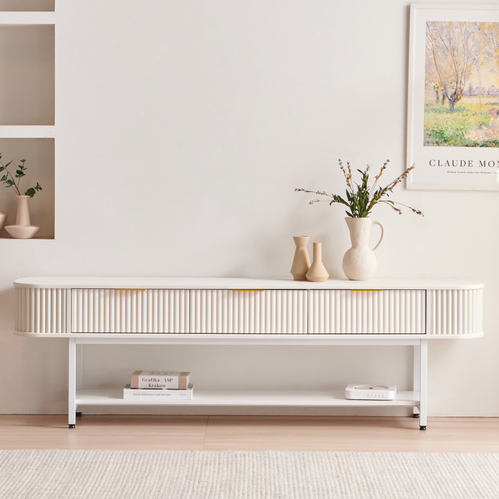 가구본 벨리에 템바보드 거실장 1800