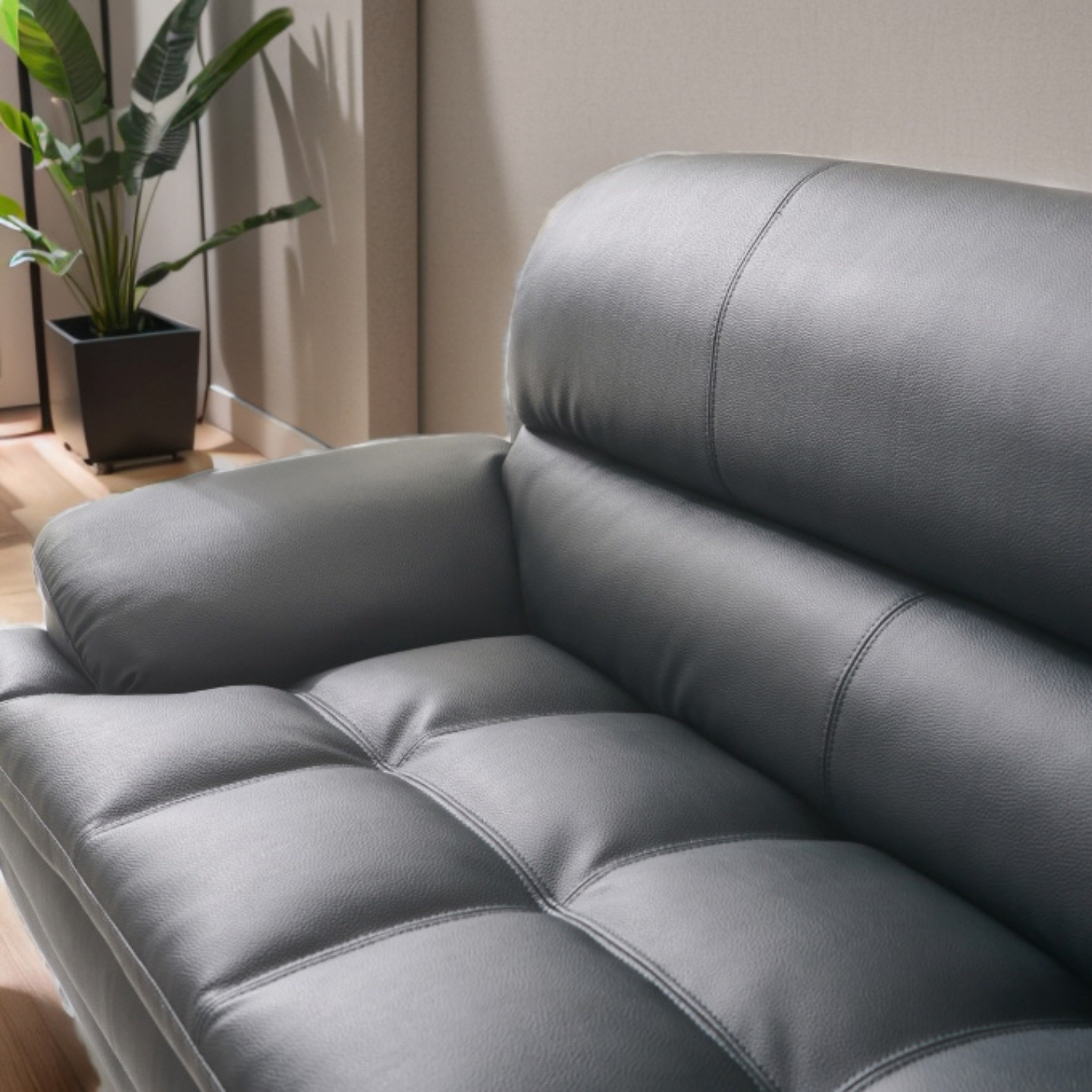 가구본 다프네 넓은쇼파 3인가죽소파