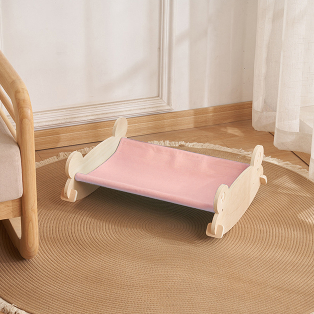 나마스펫 개구리 흔들 원목 고양이 해먹 애견 방석 강아지 소파