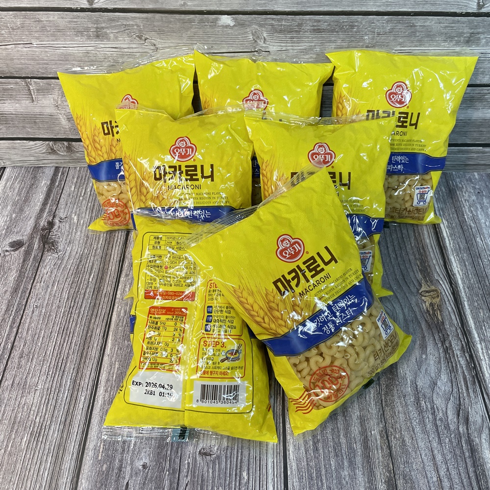 오뚜기 마카로니면 마카로니파스타 업소용 터키산 500g, 24개 - 상세 이미지 4