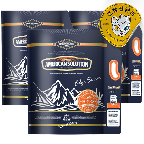 아메리칸솔루션 엣지 무향, 6kg, 3개