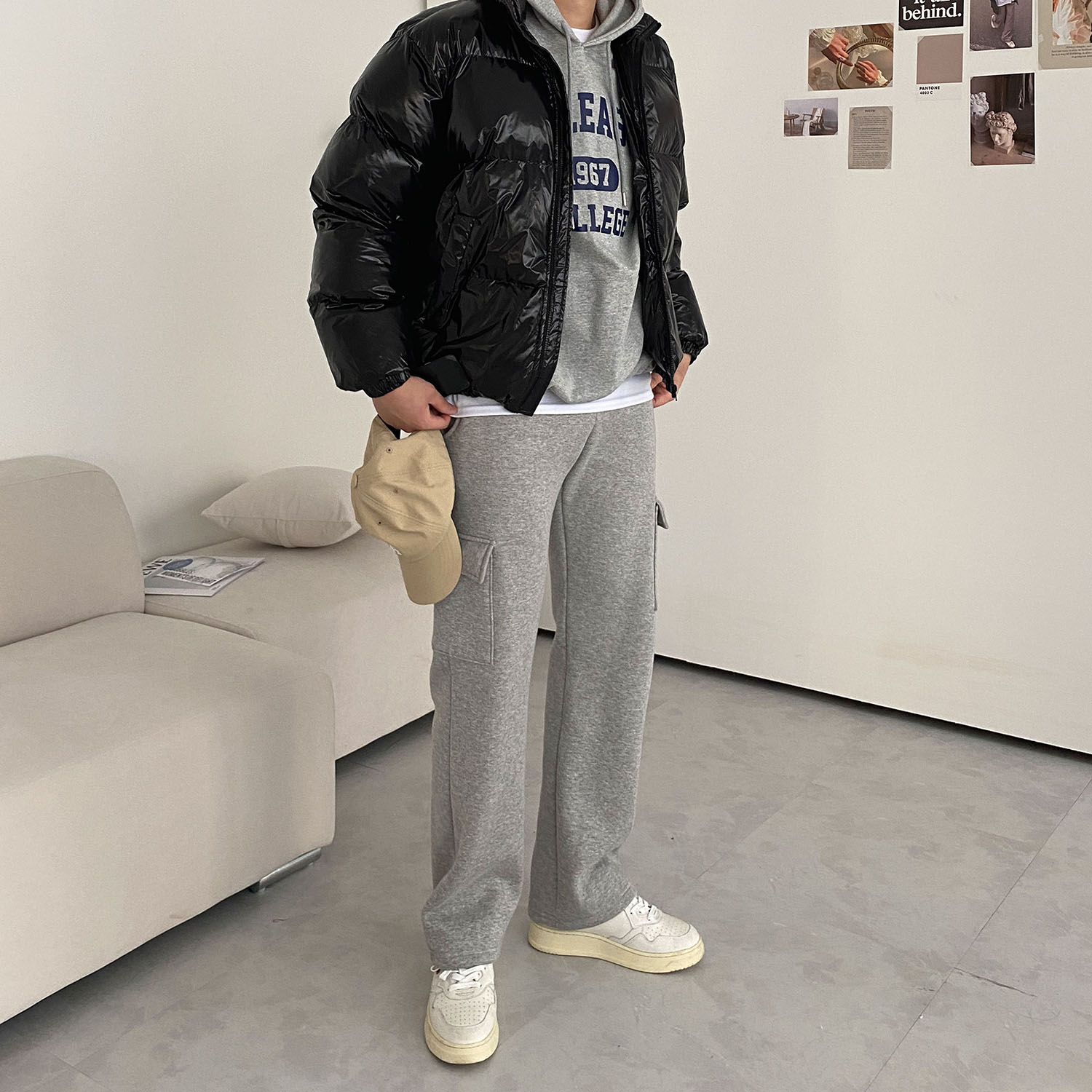 남자유광패딩 남자크롭패딩 이미지 2
