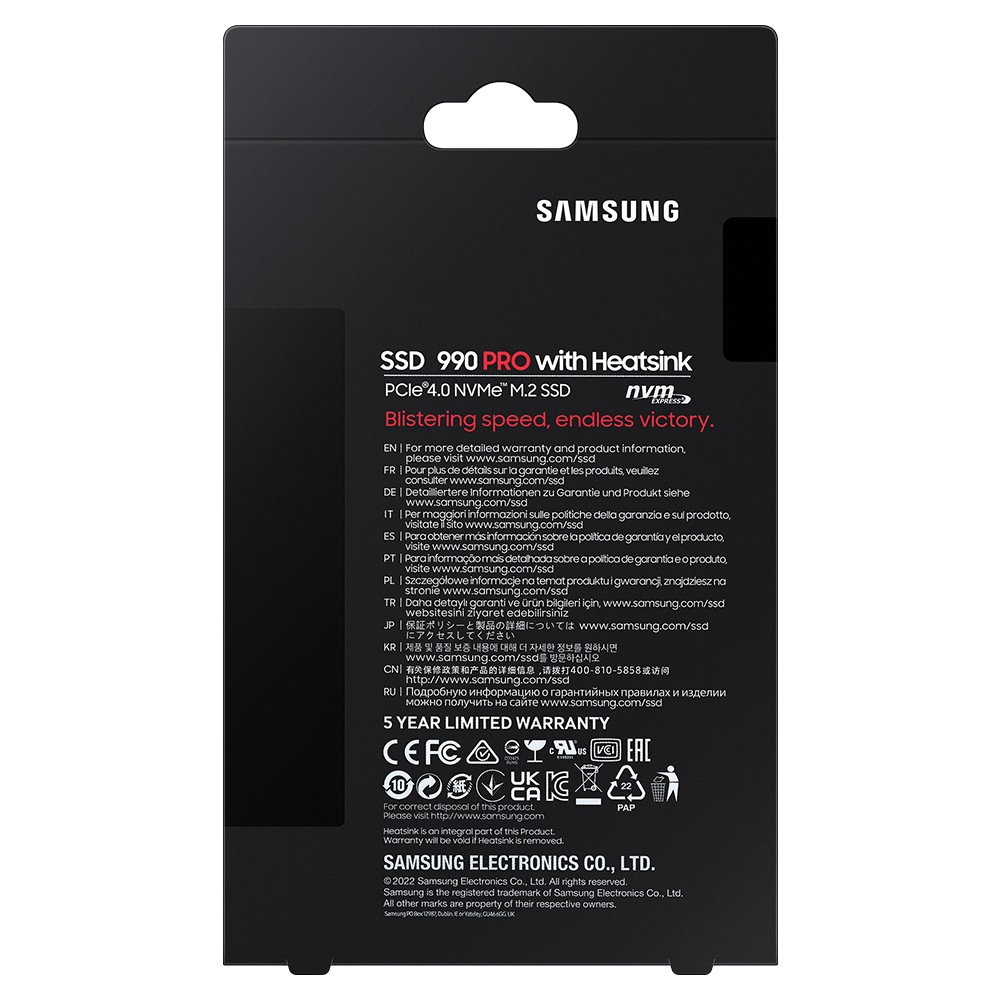 삼성전자 삼성SSD 990 PRO M.2 NVMe 히트싱크 정품 4TB 이미지 7