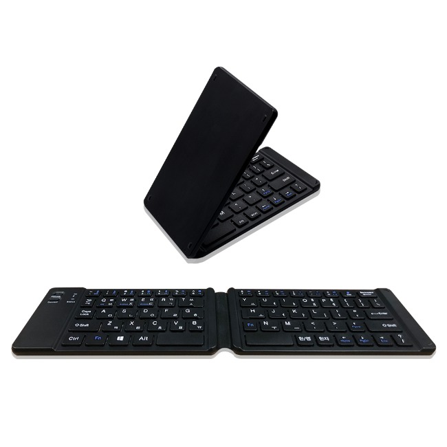 초경량 접이식 무선 슬림 3채널 저소음 블루투스 충전식 아이패드 테블릿 휴대용 키보드