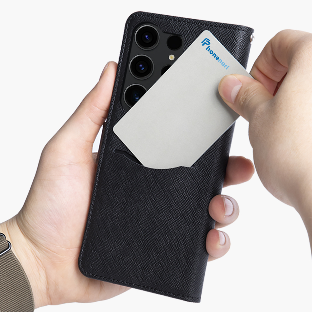 갤럭시S23 울트라 케이스 카드 지갑 다이어리 핸드폰케이스 - 상세 이미지 2