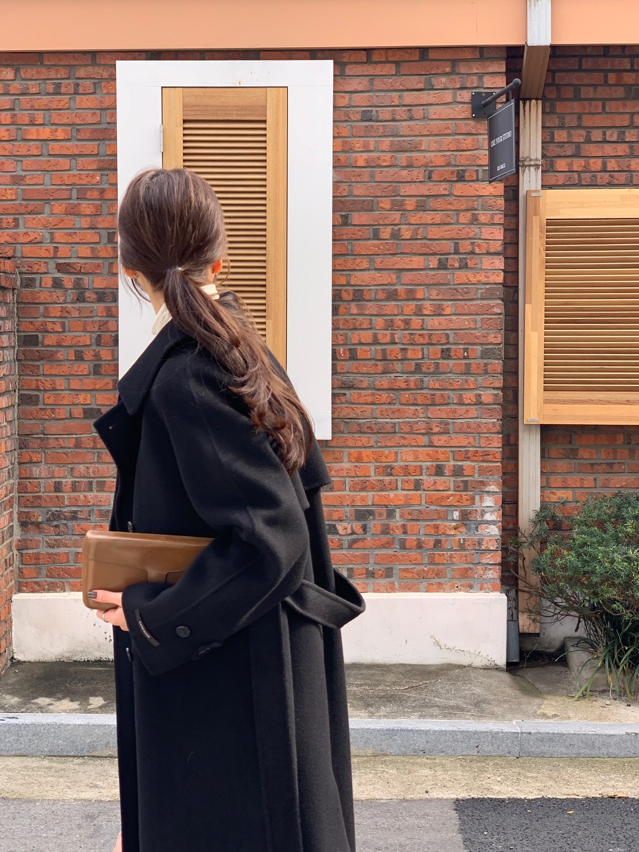 헤르몬 더블트렌치 롱 핸드메이드코트 울100 벨트 여성코트 직장인 오피스룩 연말룩 상세 이미지 28