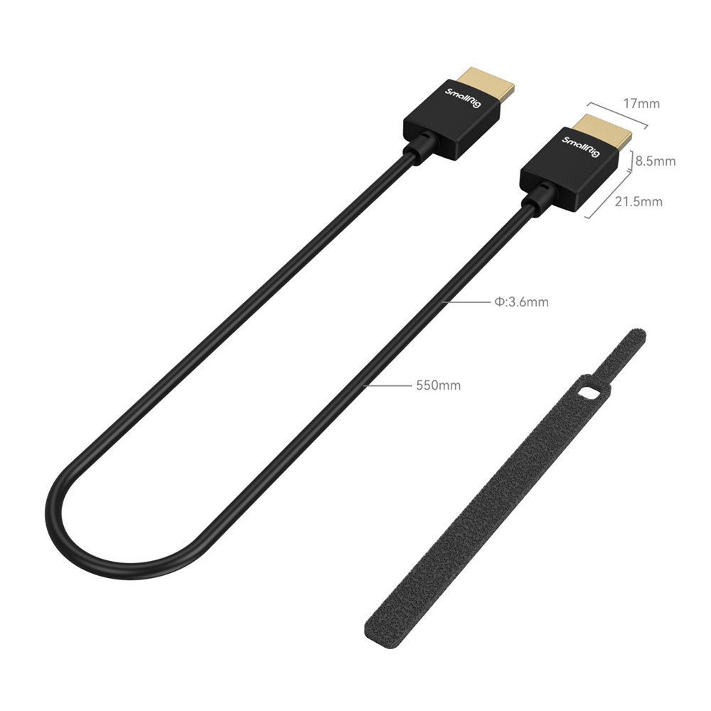 스몰리그 2957B A to A 4K HDMI 데이터 케이블 55cm 이미지 7