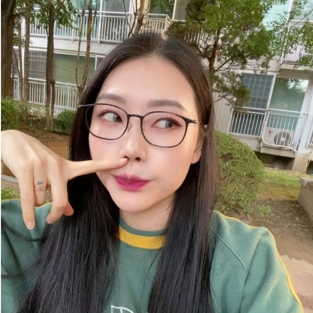 가벼운 티타늄안경테 사각 남자 여자 안경태 검정 투명 뿔테 블루라이트차단 안경 GL10 - 상세 이미지 3