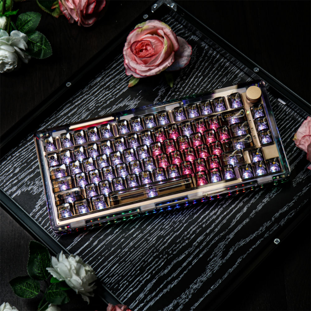 키붐 팬텀 81 KiiBOOM Phantom 81 투명 기계식 키보드 무선 가스켓 키보드 - 상세 이미지 3