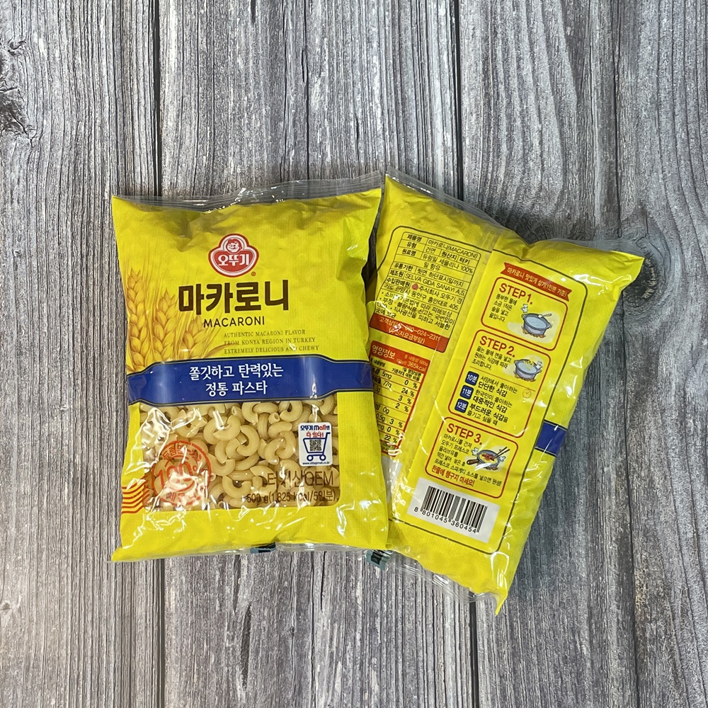 오뚜기 마카로니면 마카로니파스타 업소용 터키산 500g, 24개 - 상세 이미지 3