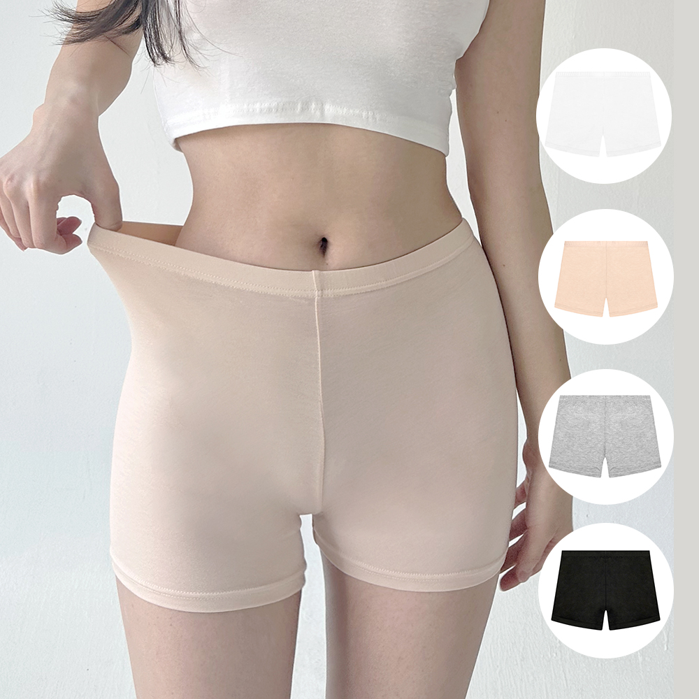 핑크앤다이아 여성 2부 속바지 순면 모달 학생 교복 원피스 미니스커트용 제품 이미지