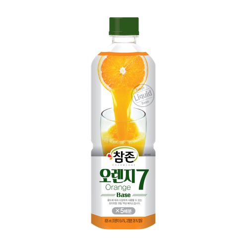 참존 오렌지 원액 835ml 음료베이스 에이드 - 상품 이미지