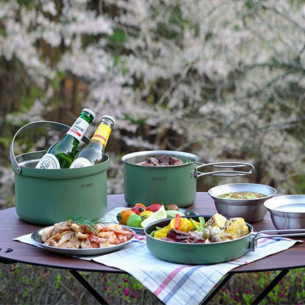 벨락코펠 컬러9 / 캠핑식기세트 냄비 그릇