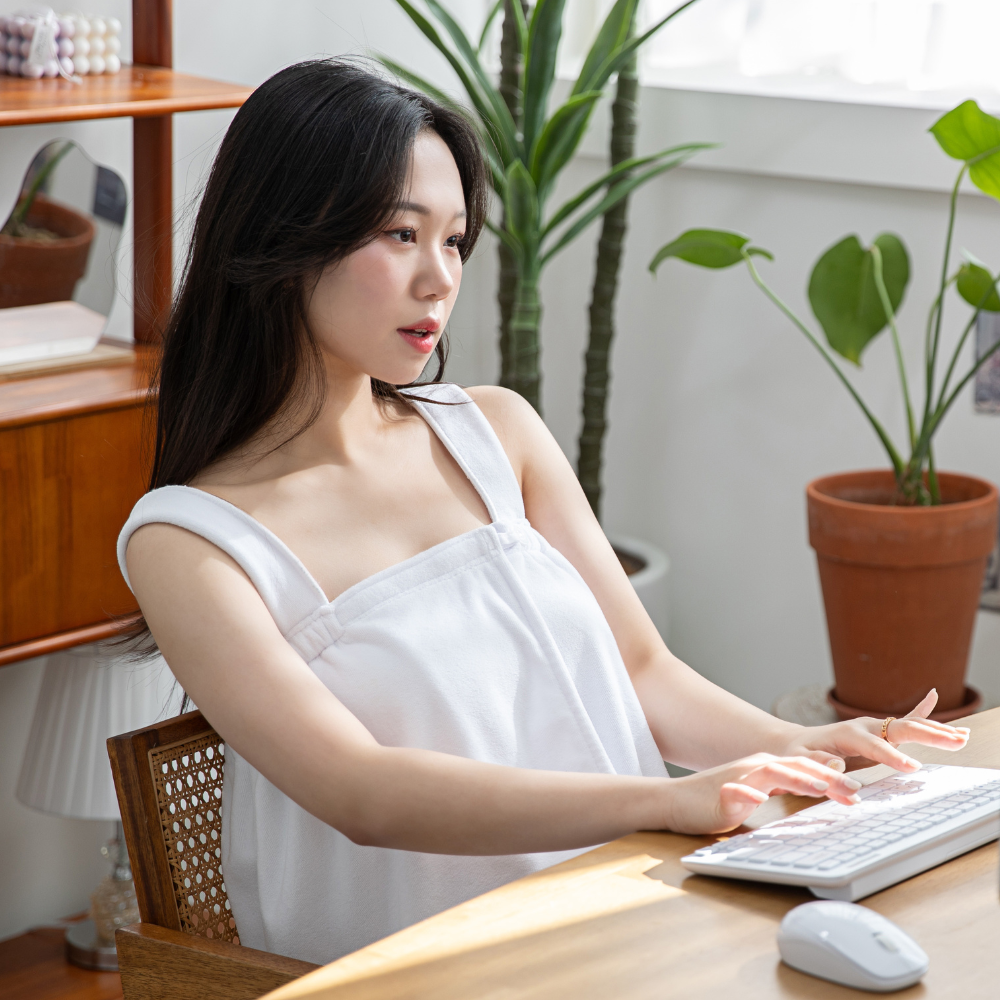 골프샤워가운 여성 목욕 여자 골프장 라운딩 타월 로브 샤워가운 - 상세 이미지 5