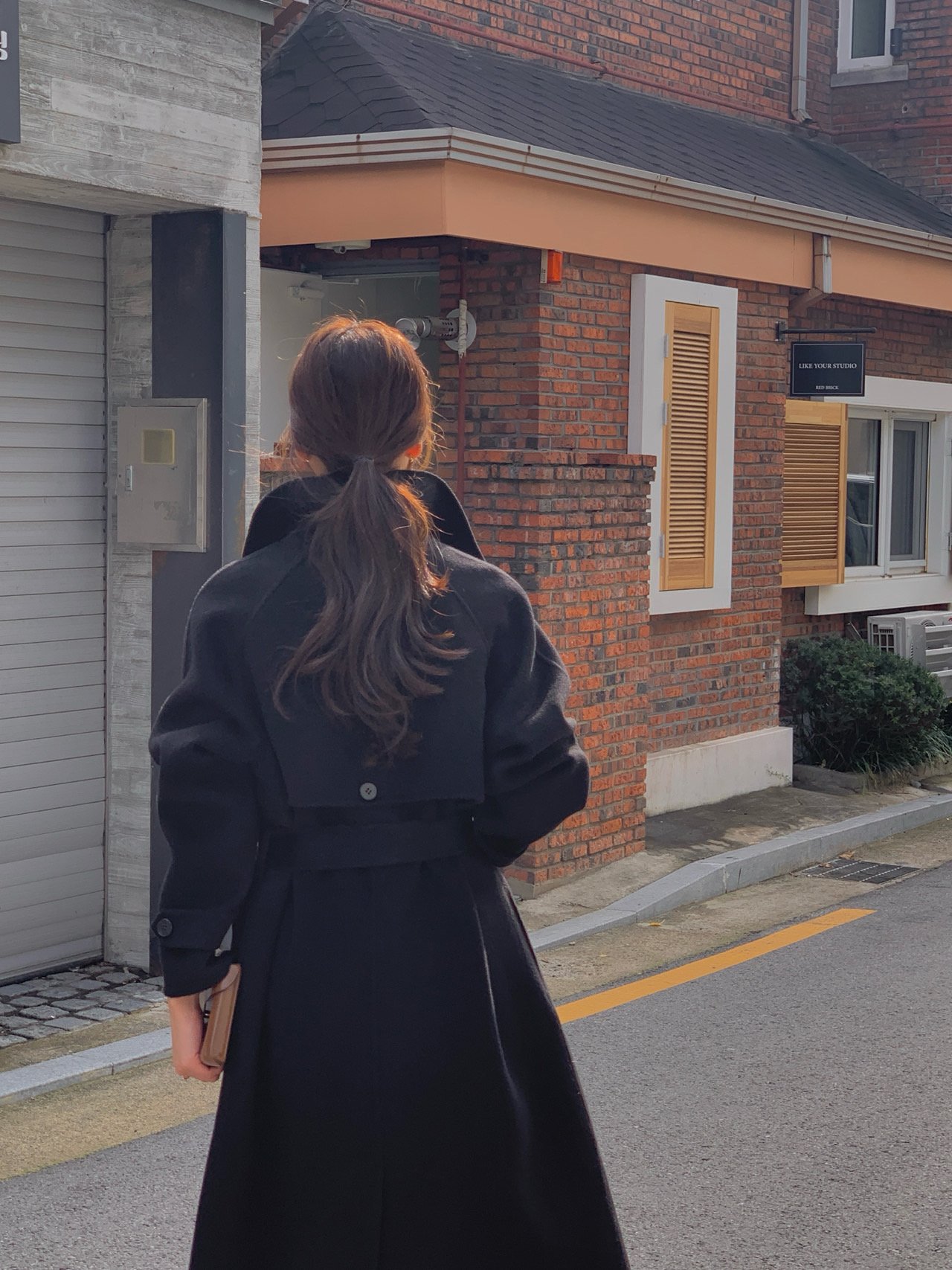 헤르몬 더블트렌치 롱 핸드메이드코트 울100 벨트 여성코트 직장인 오피스룩 연말룩 상세 이미지 35