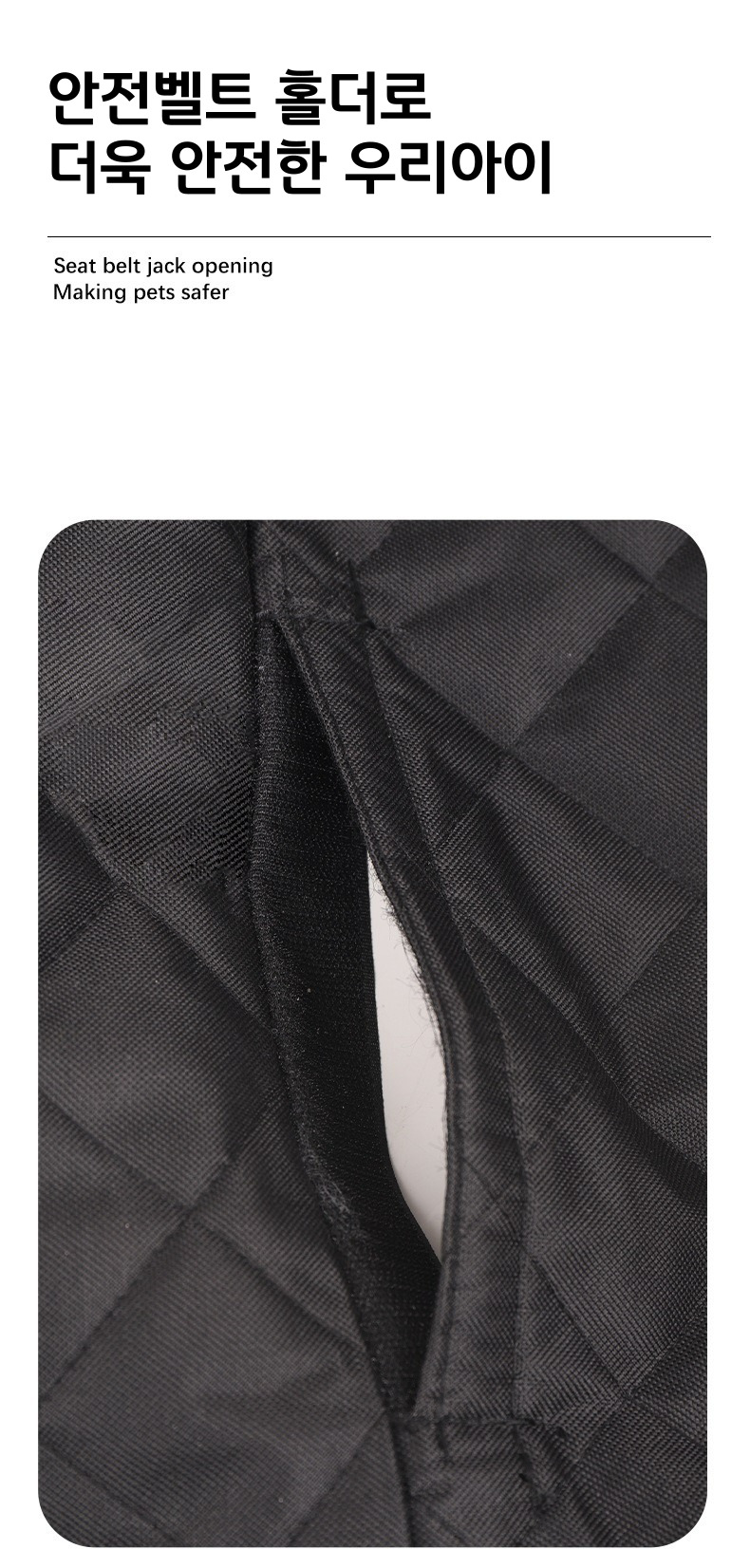 자동차 차량용 중형견 대형견 카시트 뒷자석 반려견 애견카시트
