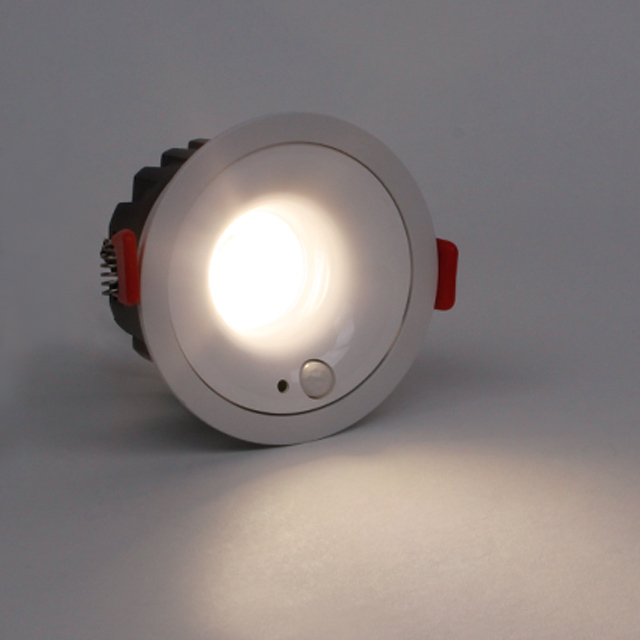 LED 매입 센서등 에코로얀 7.4cm(3인치) COB 10W 움푹 다운라이트 플리커프리 매립등 현관 복도 - 상세 이미지 3