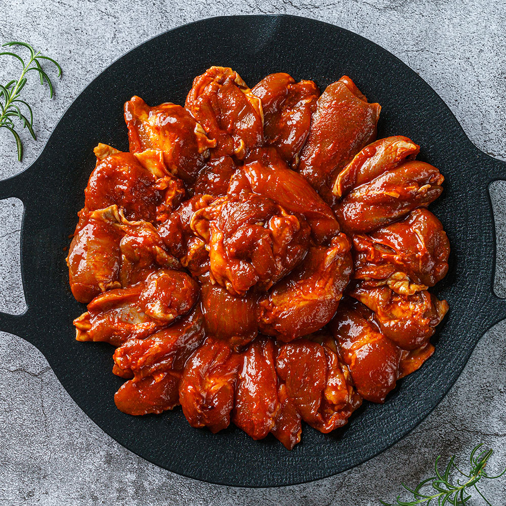 다인꼬꼬댁이 춘천식 순살 양념 닭갈비 500g 4팩 - 상세 이미지 4