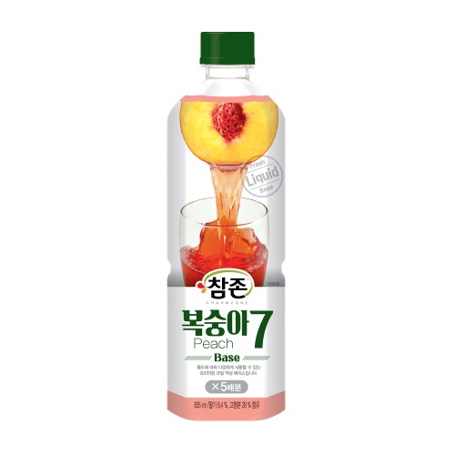 참존 복숭아 원액 835ml 음료베이스 에이드 - 상품 이미지